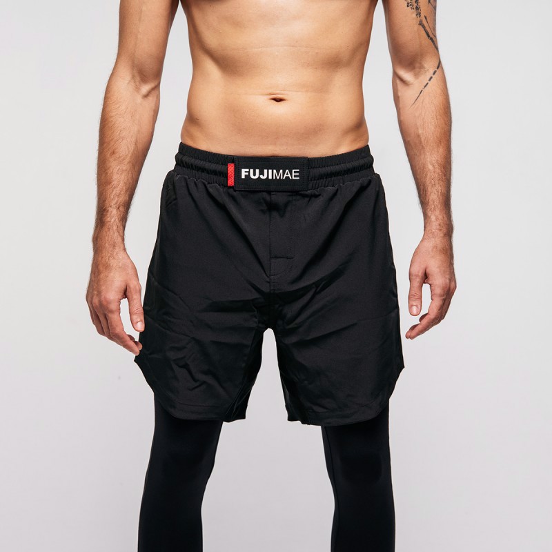 FUJIMAE TRAINING NOGI SHORTS - BLACK